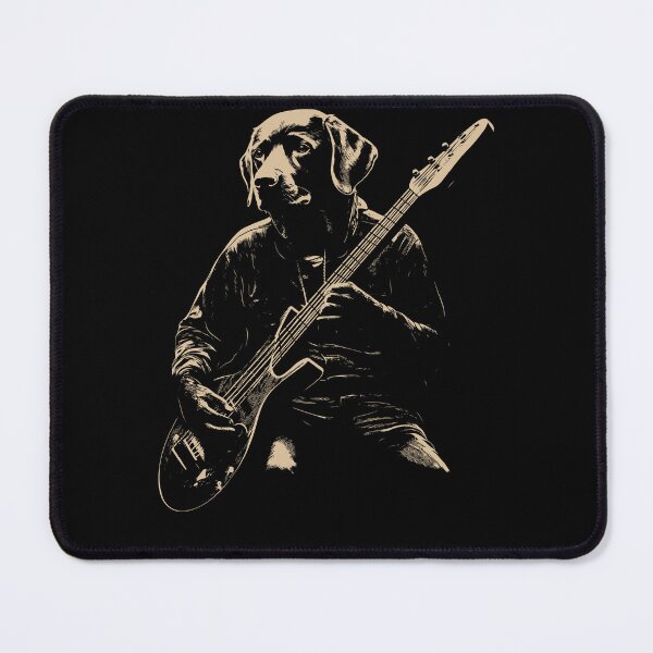 Item preview, Funny Chocolate Labrador Guitarist Bass Guitar Mom Dad Kids designed and sold by rafaeltto.