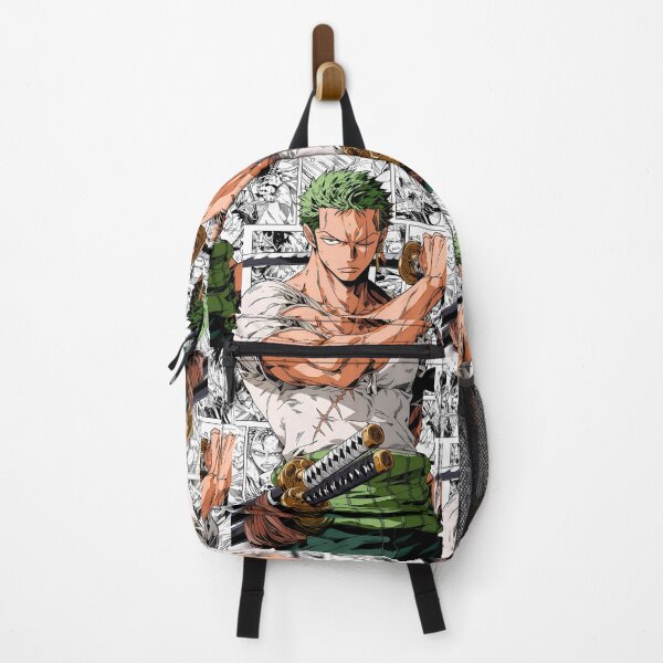 Item preview, Green Haired Anime Swordsman Warrior Aesthetic | Three Blade Samurai Manga Style Art designed and sold by Dyan4.