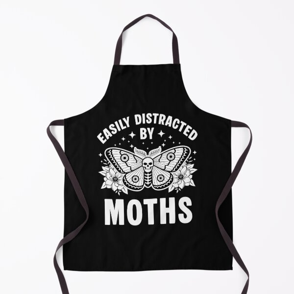 Item preview, Easily Distracted by Moths - Funny Death Hawkmoth Aesthetic designed and sold by Dmetalx Art Apparel.