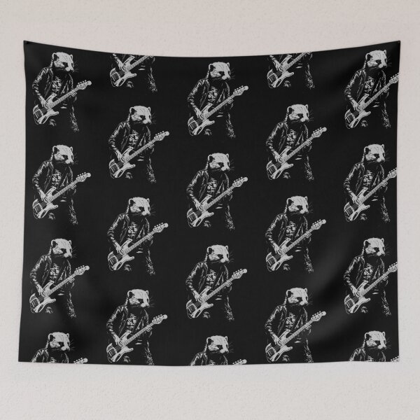 Item preview, Funny Ferret Guitarist Bass Guitar Mom Dad Kids designed and sold by rafaeltto.