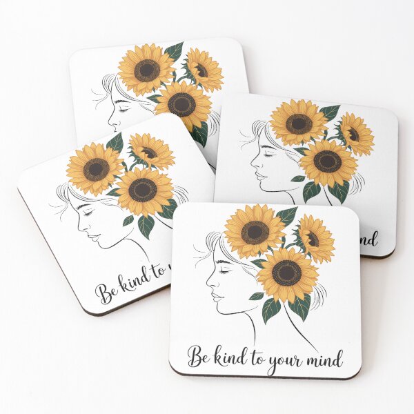 Item preview, Be Kind to Your Mind Sunflower Women Mental Health Awareness designed and sold by TrinaEspinoza.