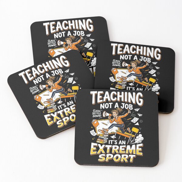 Item preview, Teaching Not a Job It's an Extreme Sport Funny Teacher Gift designed and sold by 519xdesign.