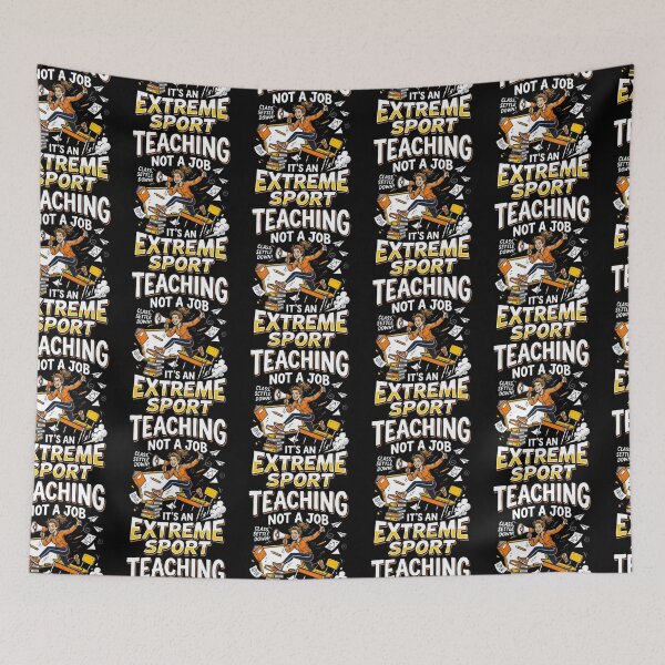Item preview, Teaching Not a Job It's an Extreme Sport Funny Teacher Gift designed and sold by 519xdesign.