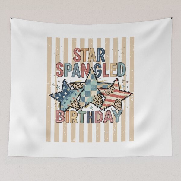 Item preview, Star Spangled Patriotic Birthday Girl  designed and sold by TheBeesForYou.