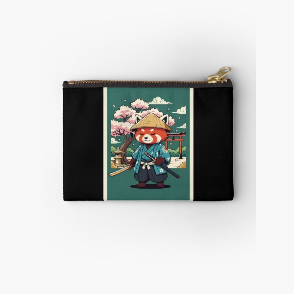 Item preview, Cute Samurai Red Panda Under Cherry Blossoms Japanese Cartoon designed and sold by JordynLadukeg65.