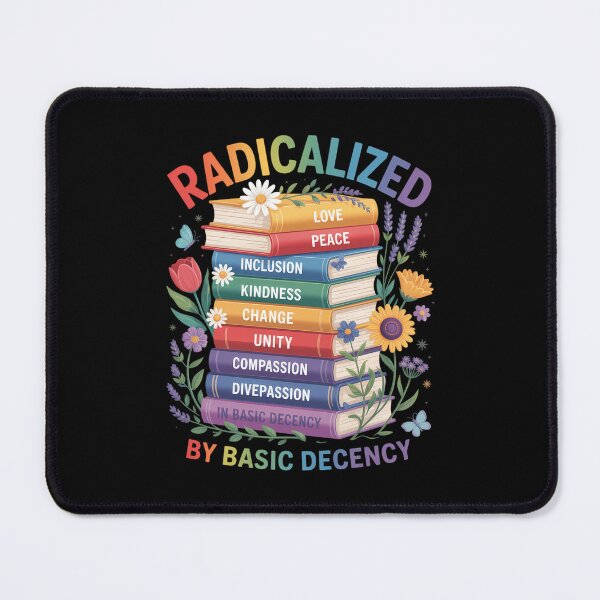 Item preview, Book Flower Boho Radicalized By Basic Decency LGBT designed and sold by TrinaEspinoza.