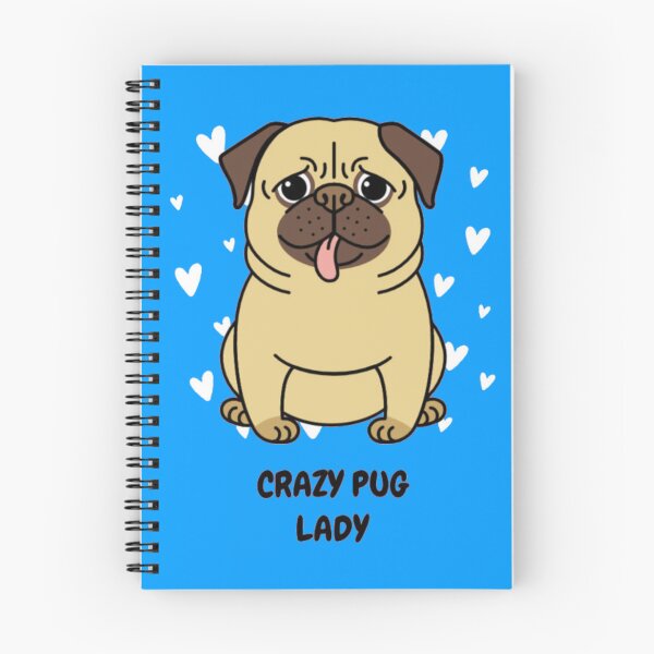 Item preview, Crazy Pug Lady - Cute Cartoon Pug Dog designed and sold by GenZFashion000.