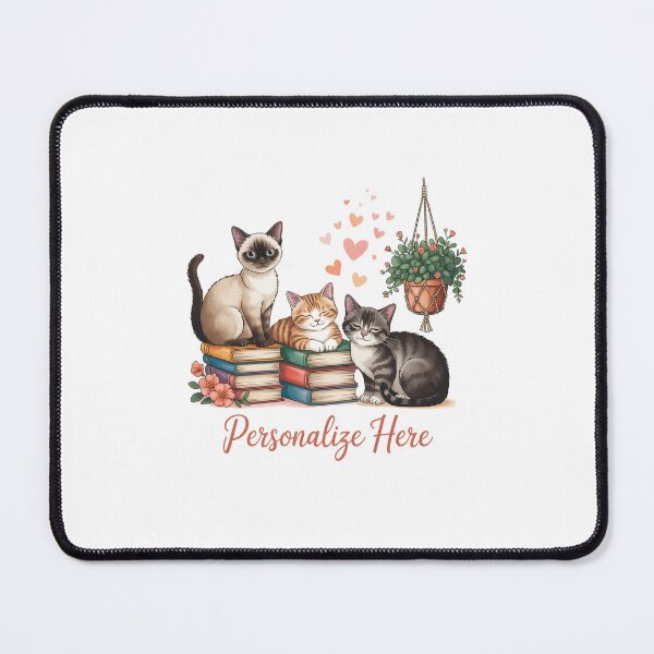 Item preview, Bookish Cats Cozy Reading Cats designed and sold by TrinaEspinoza.
