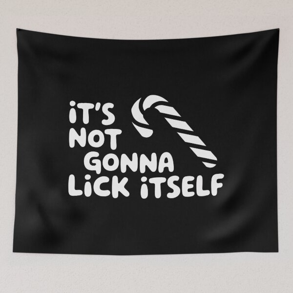 Item preview, Candy Cane Lick Itself Adult Christmas in July designed and sold by TrinaEspinoza.