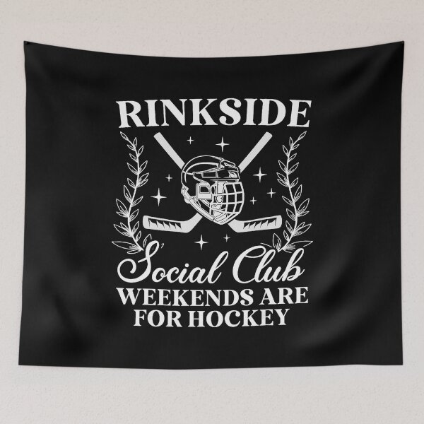 Item preview, Rinkside Social Club Weekends Are Reserved For Hockey Life designed and sold by zamiokaline.