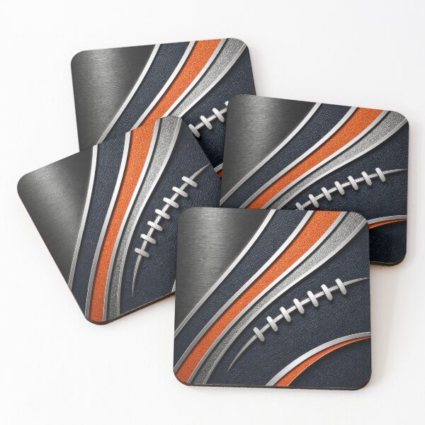 Item preview, Midnight Ember | Abstract Football Aesthetic Phone Case | Navy Orange Metallic Sports Design designed and sold by GMACgraphicsCo.