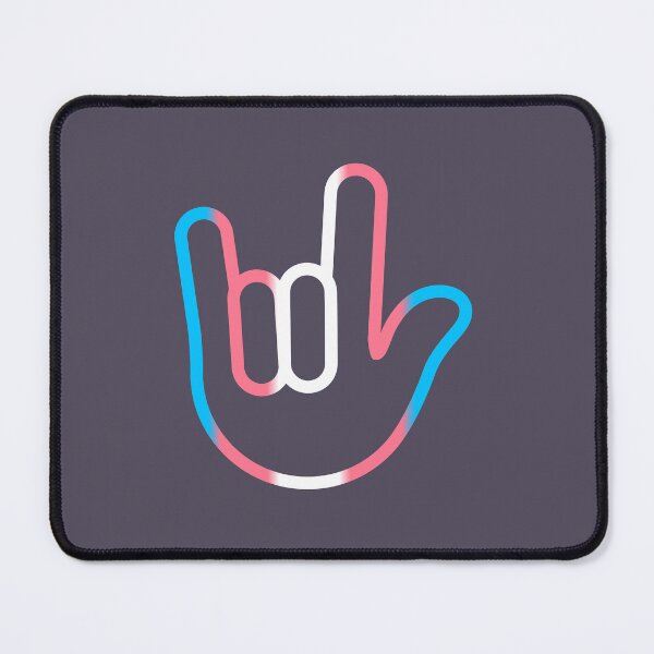 Item preview, I Love You ASL Trans designed and sold by Rainbow Stegosaurus.