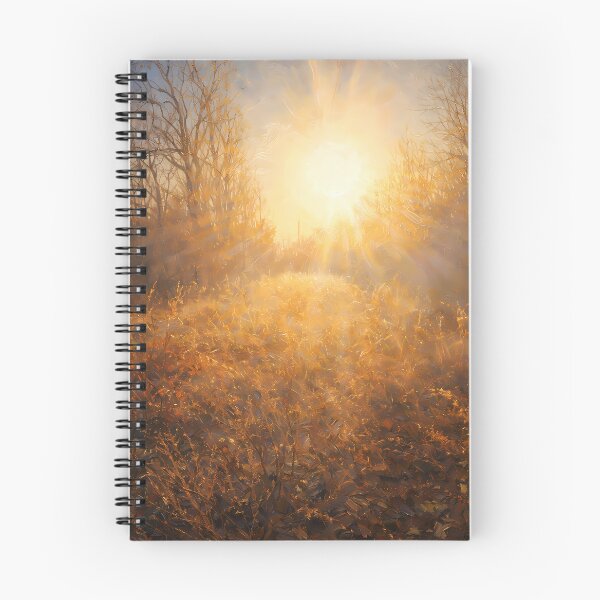 Item preview, Golden Solitude: Impressionist Autumn Forest Painting designed and sold by Blossom-Breeze.