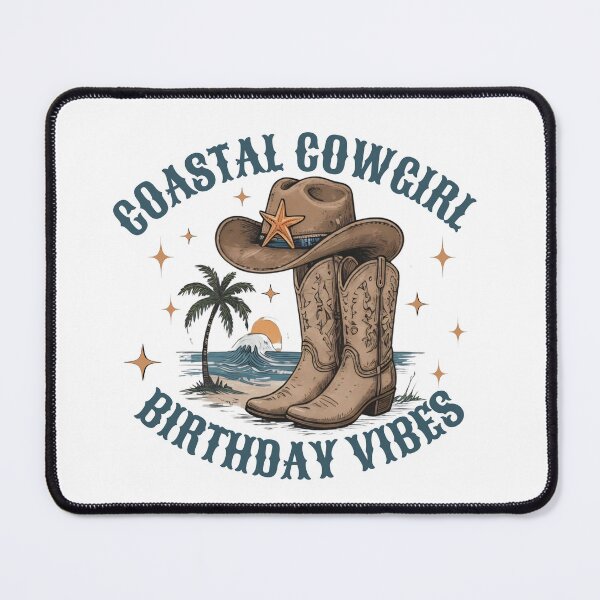 Item preview, Coastal Cowgirl Western Beach Birthday Vibes  designed and sold by TheBeesForYou.