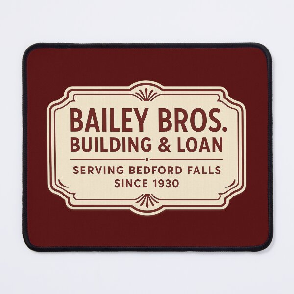 Item preview, Bailey Bros. Building and Loan Red designed and sold by Normbot2000.