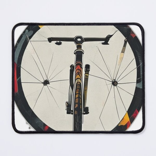 Item preview, Fixed Gear Geometric Bike Art Cyclist Gift Tee designed and sold by FoxglovePress.
