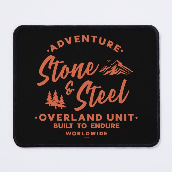 Item preview, Stone & Steel Overland Unit - Vintage 4x4 Adventure Gear designed and sold by Automotive Art by Greg.