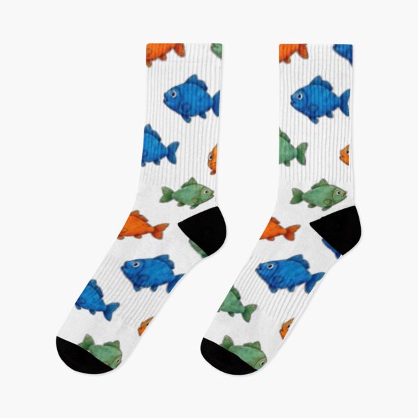 Item preview, What You Lookin' At? Funny Fish Pattern Art, Humorous Orange Fish Cartoon Design, Quirky Ocean Illustration designed and sold by TerScott.