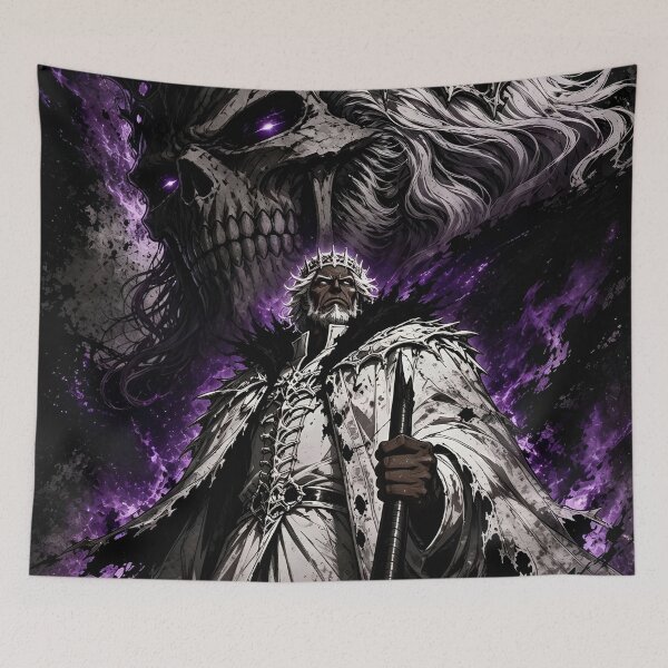 Item preview, Yhwach Skull King Aura - Bleach Thousand Year Blood War Dark Anime Art designed and sold by Dyan4.