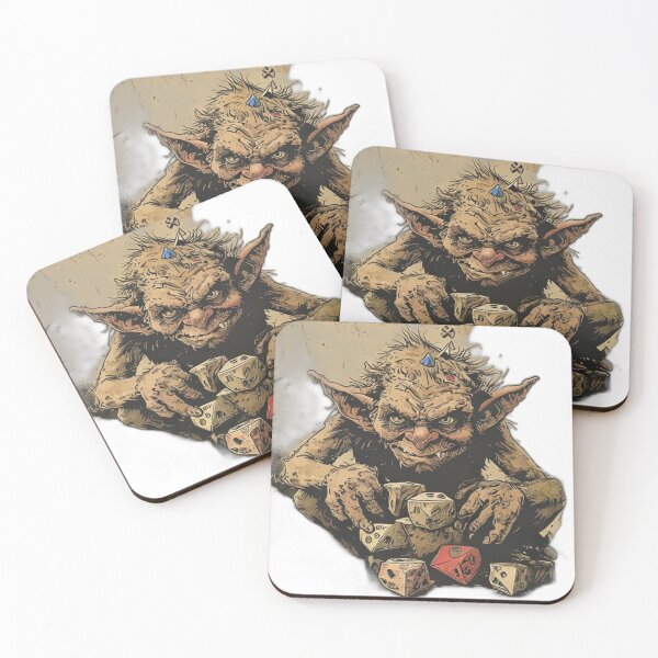Item preview, Dice Goblin Hoard Funny Tabletop RPG Gift designed and sold by FoxglovePress.