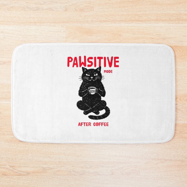 Item preview, Pawsitive Mode After Coffee - Funny Cat Design designed and sold by artetotal.