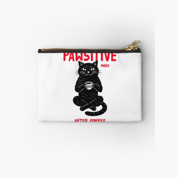 Item preview, Pawsitive Mode After Coffee - Funny Cat Design designed and sold by artetotal.