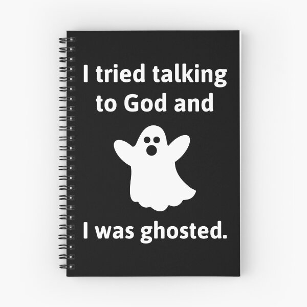 Item preview, Ghosted by God atheist humor design.  designed and sold by Rachel the Artist .