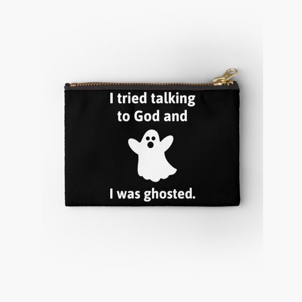 Item preview, Ghosted by God atheist humor design.  designed and sold by Rachel the Artist .