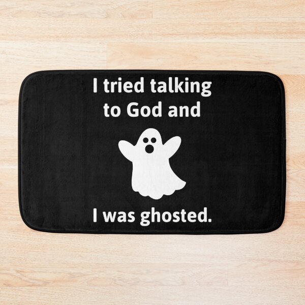 Item preview, Ghosted by God atheist humor design.  designed and sold by Rachel the Artist .