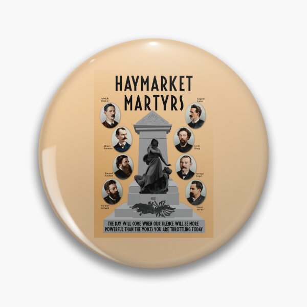 Item preview, Haymarket Martyrs designed and sold by Radical Poster Collective.