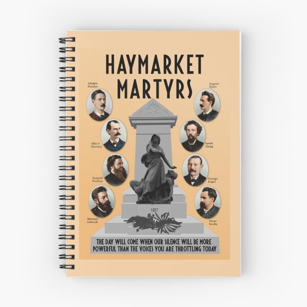 Item preview, Haymarket Martyrs designed and sold by Radical Poster Collective.