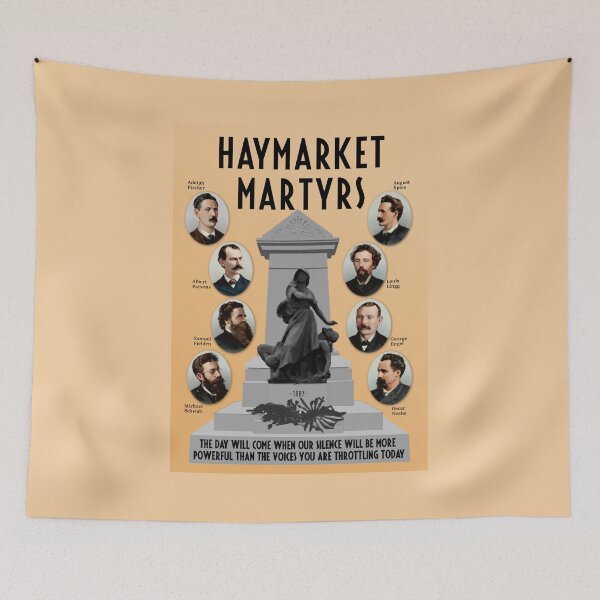 Item preview, Haymarket Martyrs designed and sold by Radical Poster Collective.