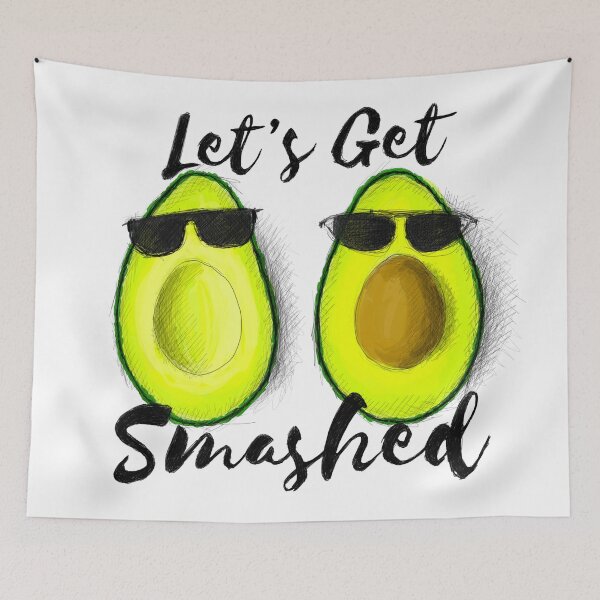 Item preview, Avocado - Let’s Get Smashed designed and sold by Chilli-Design.