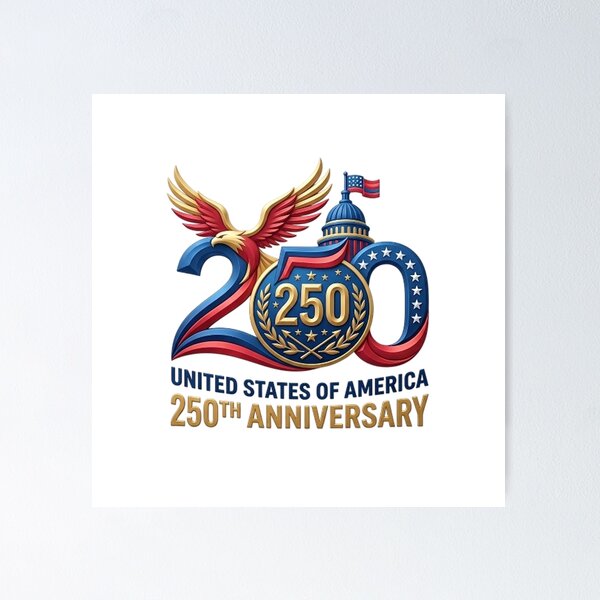 Item preview, USA 250TH ANNIVERSARY designed and sold by likbatonboot.