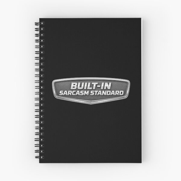 Item preview, Built‑In Sarcasm Standard – Funny Automotive Emblem Design designed and sold by Automotive Art by Greg.