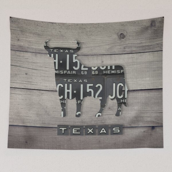 Item preview, Texas License Plate Bull designed and sold by Elisabeth Lucas.