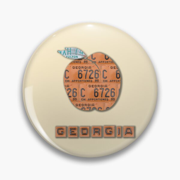 Item preview, Georgia License Plate Peach designed and sold by Elisabeth Lucas.