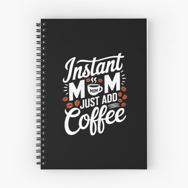 Item preview, Instant Mom Mode Activated With Coffee and Chaos Typography designed and sold by zamiokaline.