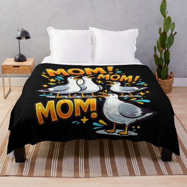 Item preview, Seagull Mom Mom Mom Funny Motherhood Meme T-Shirt | Cute Yelling Bird Mom Design designed and sold by Teetreasure2.