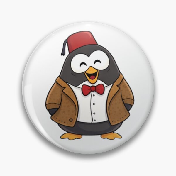 Item preview, Sci-fi cosplaying penguin - Time travelling adventurer squad designed and sold by PoppyThePenguin.