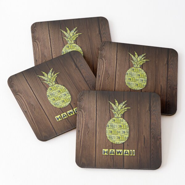 Item preview, Hawaii License Plate Pineapple designed and sold by Elisabeth Lucas.