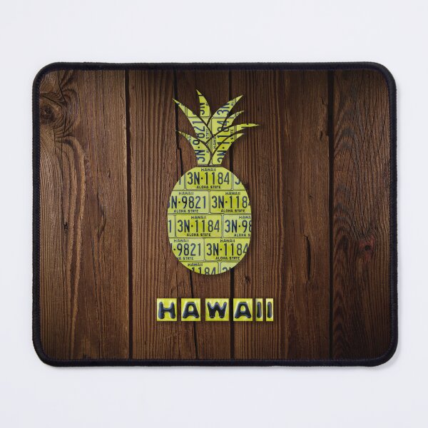 Item preview, Hawaii License Plate Pineapple designed and sold by Elisabeth Lucas.