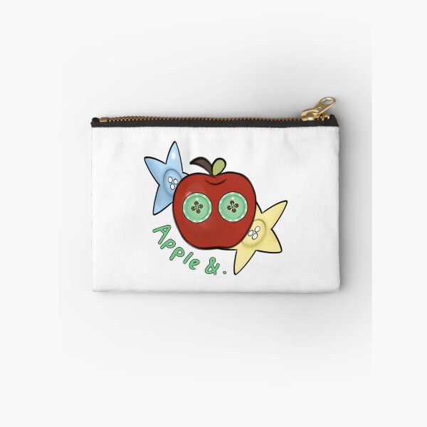 Item preview, Cute Apple And Buttons Craft Style Whimsical Illustration designed and sold by HANADODES.