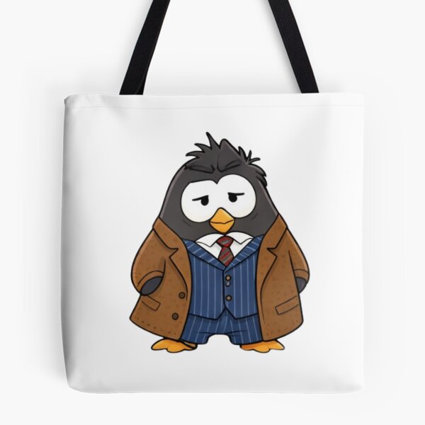 Item preview, Sci-fi cosplaying penguin - Time travelling adventurer squad designed and sold by PoppyThePenguin.