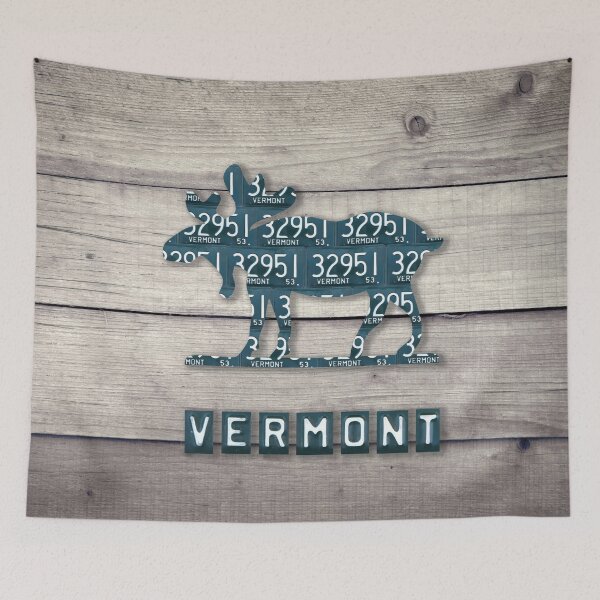 Item preview, Vermont License Plate Moose designed and sold by Elisabeth Lucas.