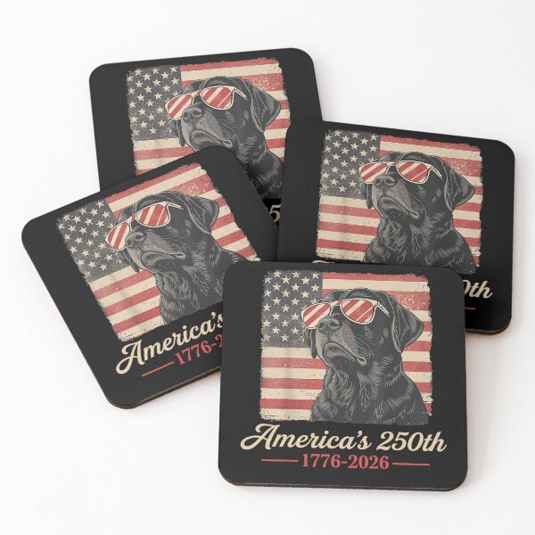 Item preview, labrador retriever america's 250th patriotic dog fireworks  designed and sold by mariazin.