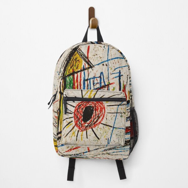 Item preview, Abstract Childlike City Sketch With Colorful Urban Street Drawing Style designed and sold by Modaozushi216.