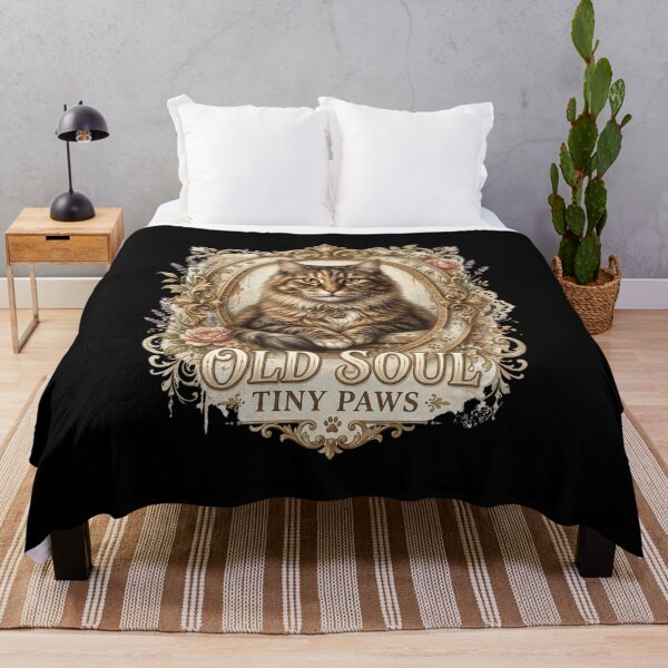 Item preview, Vintage Kitty Old Soul Mood designed and sold by pradeepvisuals.