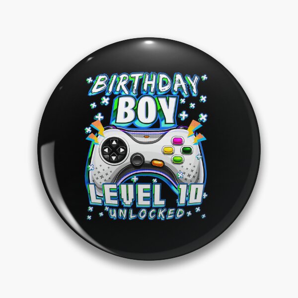 Item preview, Level 10 Unlocked Retro Gamer Birthday Design for Video Game designed and sold by FGTV2021.