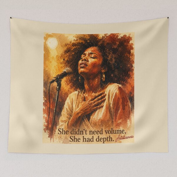 Item preview, Ivy Quainoo Soul Watercolor Stage Portrait designed and sold by Artisticanvas.